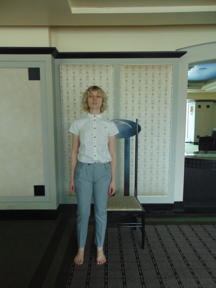 Worsted Wool Trousers